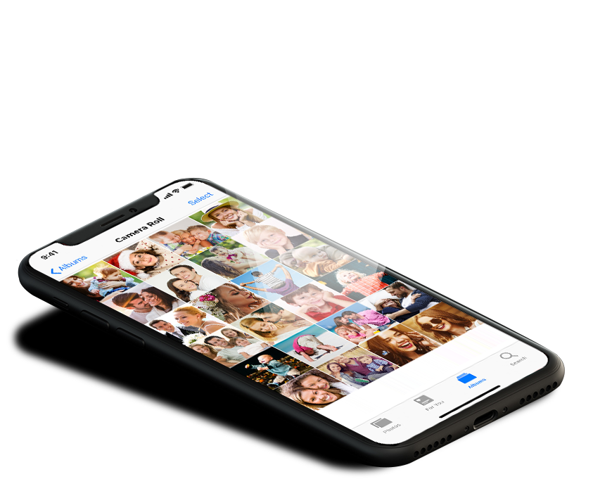 Recover deleted photos
from iPhone